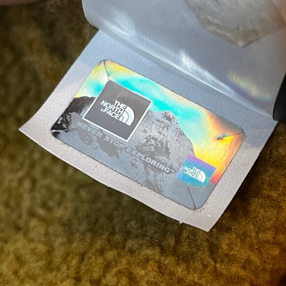 Men's The North Face Textured Cap Rock ¼ Zip Pullover Sweatshirt Jacket L Gold - Picture 9 of 12